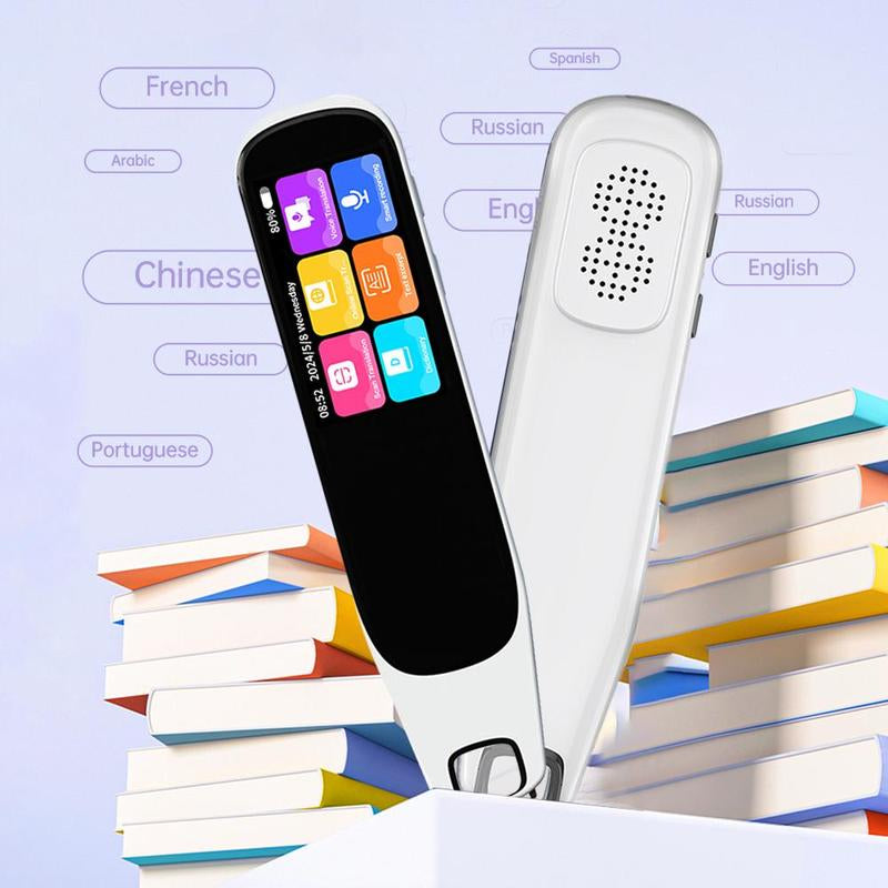 Translation Reading Pens, Auxiliary Tools, 134 Language Translation Devices for Reading Support, Language Learners for Voice Dialogue Translation, Digital Products, Smart, Portable, Mini, Men Gadgets, Portable Translator, Durability