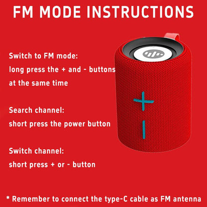 Portable Speaker Bluetooth , Magnetic 2-In-1 Design, Wireless Mini Speaker, IPX4 Water Resistant, up to 10H Playtime, TWS Pairing, BT5.3, FM Radio, for Home/Party/Outdoor/Beach, Electronic Gadgets, Magnetic【Stromberg】【Twin-2】 Stereo Audio