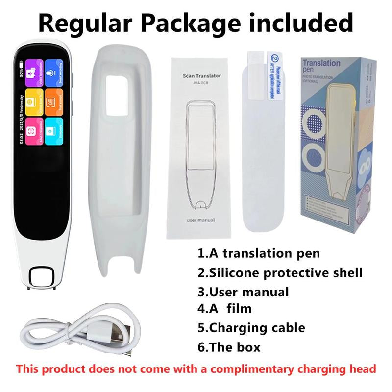 Translation Reading Pens, Auxiliary Tools, 134 Language Translation Devices for Reading Support, Language Learners for Voice Dialogue Translation, Digital Products, Smart, Portable, Mini, Men Gadgets, Portable Translator, Durability